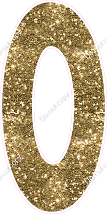 KG 47" Individuals - Gold Sparkle