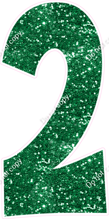 KG 47" Individuals - Green Sparkle 2