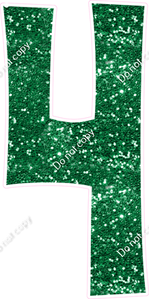 KG 47" Individuals - Green Sparkle 4