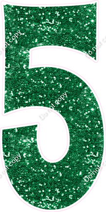 KG 47" Individuals - Green Sparkle 5