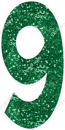 KG 47" Individuals - Green Sparkle 9