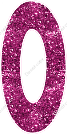 KG 47" Individuals - Hot Pink Sparkle