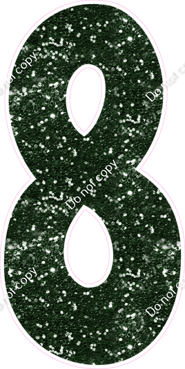 KG 47" Individuals - Hunter Green Sparkle 8