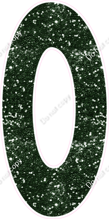 KG 47" Individuals - Hunter Green Sparkle