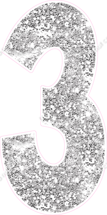 KG 47" Individuals - Light Silver Sparkle 3