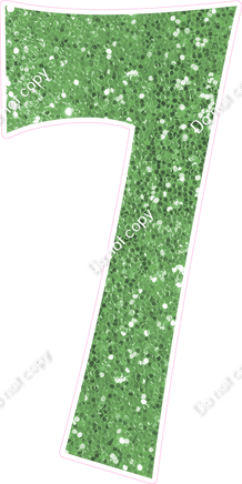 KG 47" Individuals - Lime Green Sparkle 7