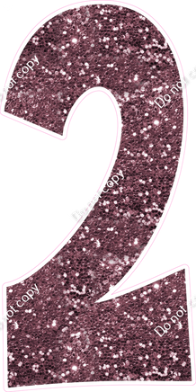 KG 47" Individuals - Mauve Sparkle 2