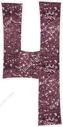 KG 47" Individuals - Mauve Sparkle 4