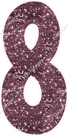 KG 47" Individuals - Mauve Sparkle 8