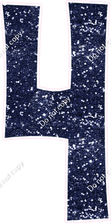 KG 47" Individuals - Navy Blue Sparkle 4