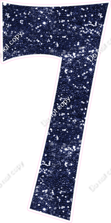 KG 47" Individuals - Navy Blue Sparkle 7