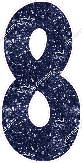 KG 47" Individuals - Navy Blue Sparkle 8