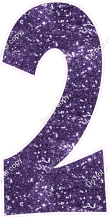 KG 47" Individuals - Purple Sparkle 2