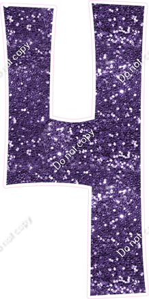 KG 47" Individuals - Purple Sparkle 4