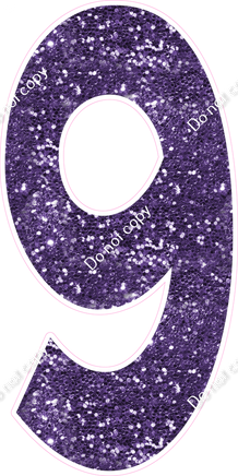 KG 47" Individuals - Purple Sparkle 9