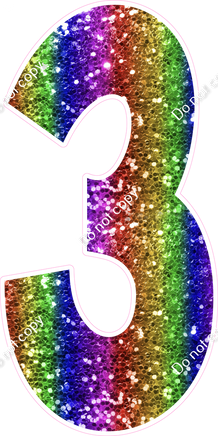 KG 47" Individuals - Rainbow Sparkle 3