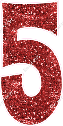 KG 47" Individuals - Red Sparkle 5