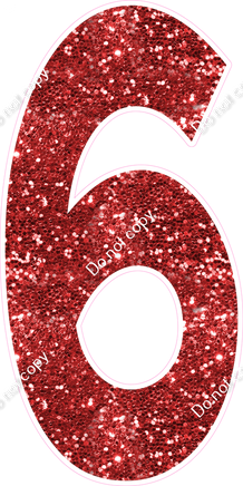 KG 47" Individuals - Red Sparkle 6