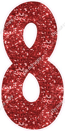 KG 47" Individuals - Red Sparkle 8