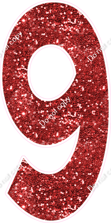 KG 47" Individuals - Red Sparkle 9