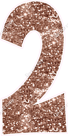 KG 47" Individuals - Rose Gold Sparkle 2