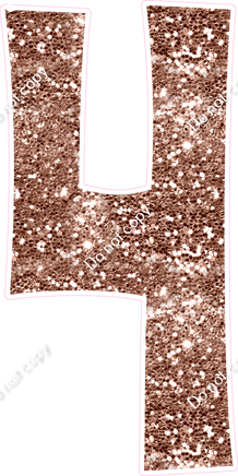 KG 47" Individuals - Rose Gold Sparkle 4