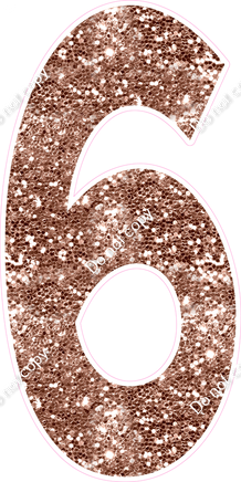 KG 47" Individuals - Rose Gold Sparkle 6