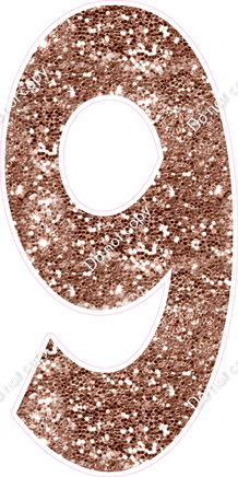 KG 47" Individuals - Rose Gold Sparkle 9