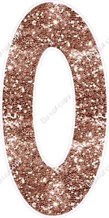 KG 47" Individuals - Rose Gold Sparkle