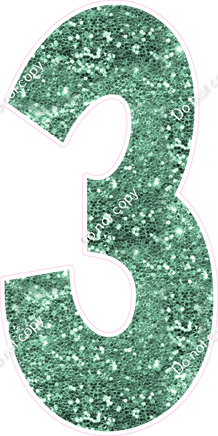 KG 47" Individuals - Sea Foam Sparkle 3