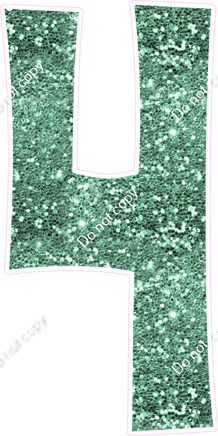 KG 47" Individuals - Sea Foam Sparkle 4