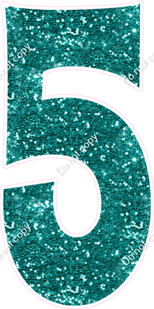 KG 47" Individuals - Teal Sparkle 5