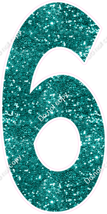 KG 47" Individuals - Teal Sparkle 6