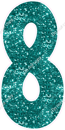 KG 47" Individuals - Teal Sparkle 8