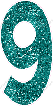 KG 47" Individuals - Teal Sparkle 9