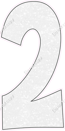 KG 47" Individuals - White Sparkle 2