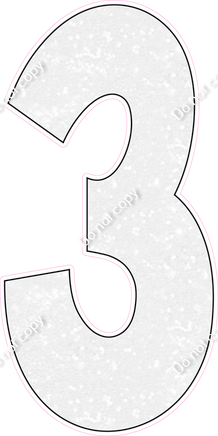 KG 47" Individuals - White Sparkle 3