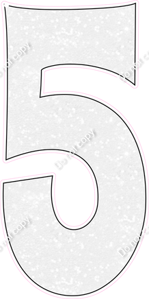 KG 47" Individuals - White Sparkle 5