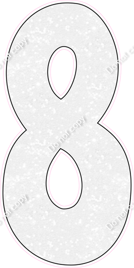 KG 47" Individuals - White Sparkle 8