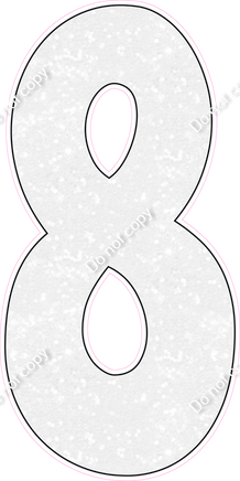 KG 47" Individuals - White Sparkle 8