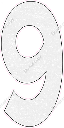 KG 47" Individuals - White Sparkle 9