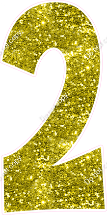 KG 47" Individuals - Yellow Sparkle 2