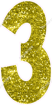 KG 47" Individuals - Yellow Sparkle 3