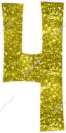 KG 47" Individuals - Yellow Sparkle 4