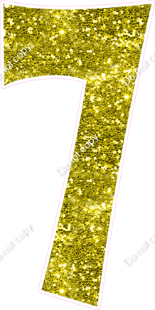 KG 47" Individuals - Yellow Sparkle 7