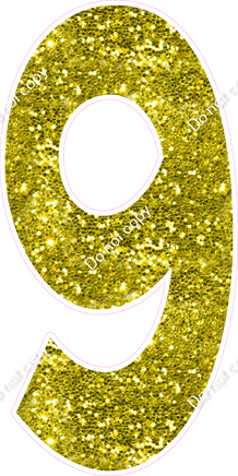 KG 47" Individuals - Yellow Sparkle 9