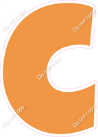 LG 12" Individuals - Flat Amber C