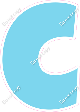 LG 12" Individuals - Flat Baby Blue C