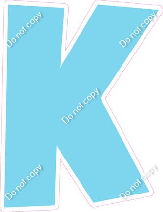LG 12" Individuals - Flat Baby Blue K