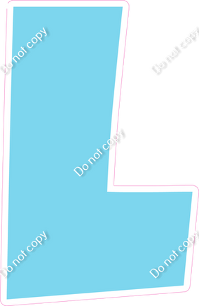 LG 12" Individuals - Flat Baby Blue L